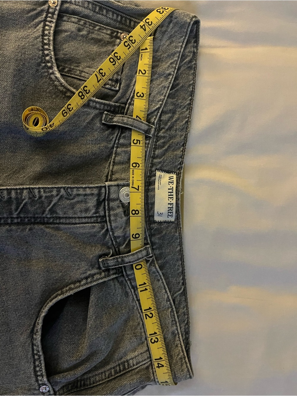 We The Free Relaxed Mid-Rise Barrel Jeans in Archive Grey - Picture 6 of 7
